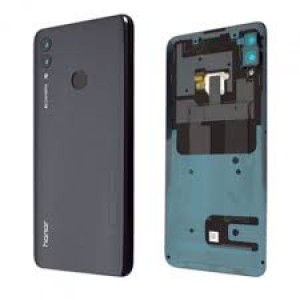 Задняя крышка в сборе со стеклом камеры и сканером отпечатка для Honor 10 Lite (HRY-L21) Black оригинал