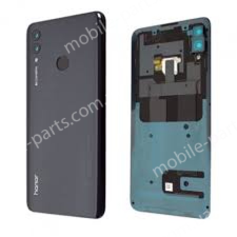 Задняя крышка в сборе со стеклом камеры и сканером отпечатка для Honor 10 Lite (HRY-L21) Black оригинал
