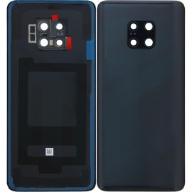 Задняя крышка в сборе со стеклом камеры для Huawei Mate 20 Pro (LYA-L29) Black service pack