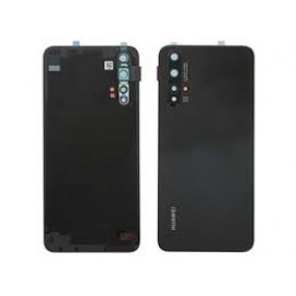 Задняя крышка в сборе с линзами камеры и скотчем для Huawei Nova 5T (YAL-L61) Black оригинал