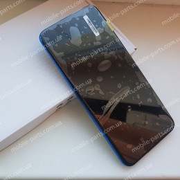 Оригинальный дисплей 6.59" LTPS в сборе с аккумулятором, сенсором, серединой корпуса и боковыми кнопками для Huawei P smart Z STK-LX1 Blue