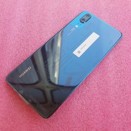 Крышка батареи черная для Huawei P20 EML-L29C Blue оригинал