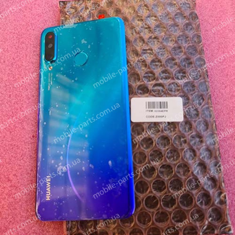 Оригинальная задняя панель для Huawei P30 lite (New Edition) (MAR-LX1B) 48MP Rear Camera Peacock Blue