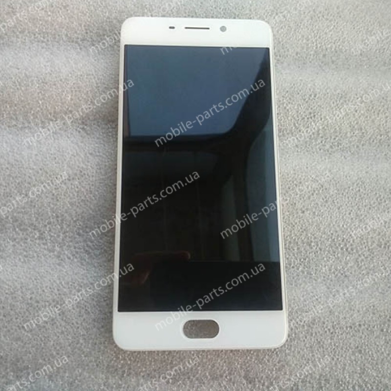 Оригинальный дисплей 5,5" IPS  в сборе с сенсором и рамкой для Meizu M6 Note M721 White