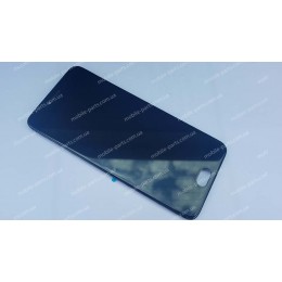 Дисплей Super AMOLED 5.2"  в сборе с сенсором и рамкой для Meizu Pro 6 M570H Black оригинал