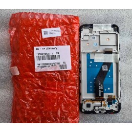 Дисплей IPS в зборі з сенсором та рамкою для Motorola Moto E6i XT2053-6 оригінал (сервісний)