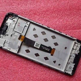 Оригінальний (OEM) IPS дисплей в зборі з сенсором і рамкою для Motorola XT2091 Moto G9 Power