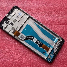 Дисплей IPS в зборі з сенсором та рамкою для Motorola Moto G60 XT2135 оригінал (OEM)