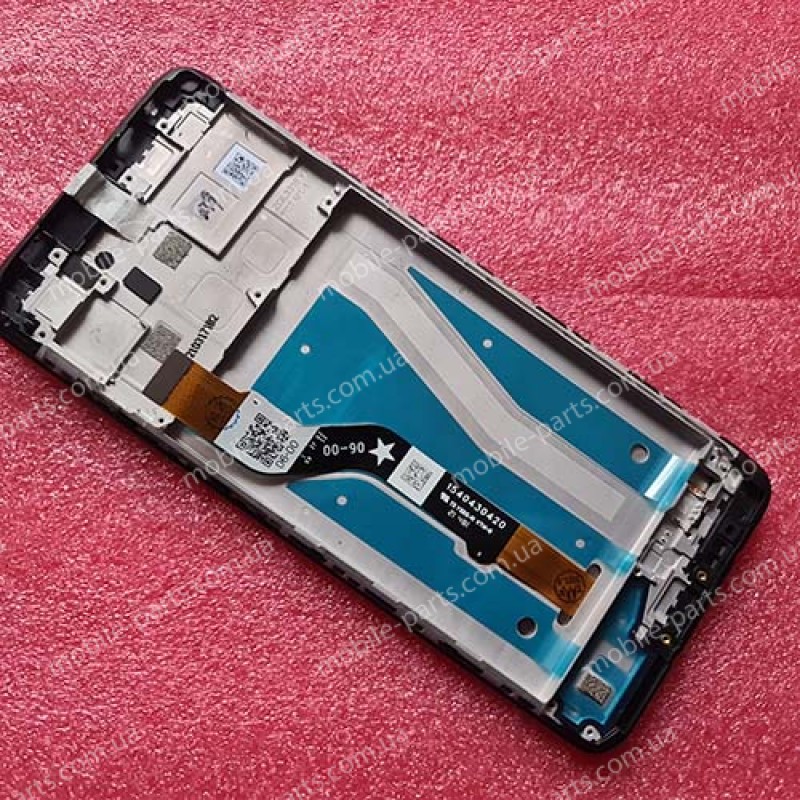 Дисплей IPS в зборі з сенсором та рамкою для Motorola Moto G60 XT2135 оригінал (OEM)