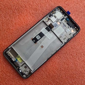 Оригінальний P-OLED дисплей в зборі з рамкою для Motorla XT2245-1 Moto Edge 30 Neo Black (сервісний)
