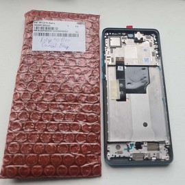 Дисплей P-OLED 144 Гц в зборі з рамкою, боковими кнопками та розмовним динаміком для Motorola XT2307 Moto Edge 40 Neo Caneel Bay оригінал (сервіс)