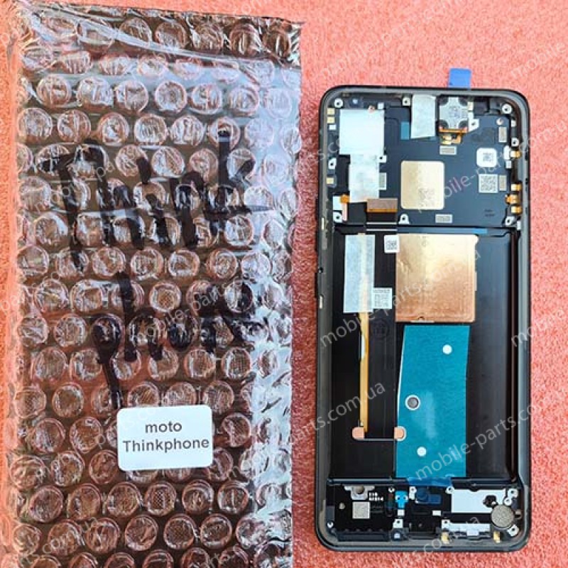 Дисплей P-OLED 6.6` в зборі зі сенсором та рамкою для Motorola XT2309 ThinkPhone оригінал (сервісний!)