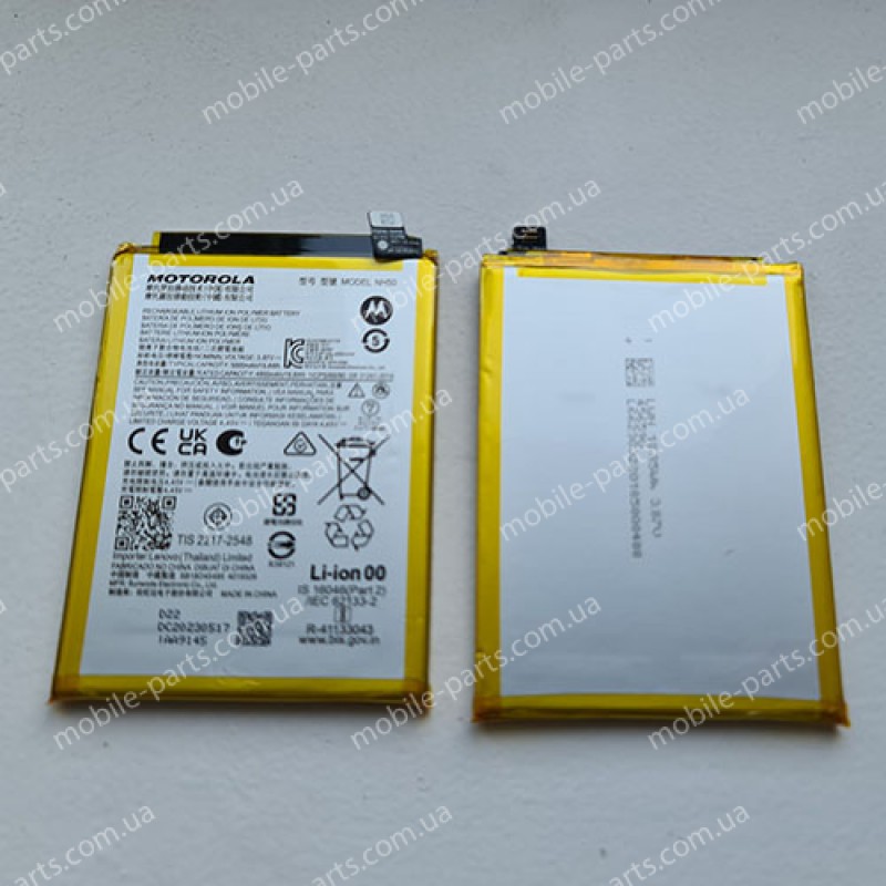 Оригінальна батарея NH50 5000 мАч для Motorola XT2335 Moto G53, G13, G22, E32, E32s, E13, E22S