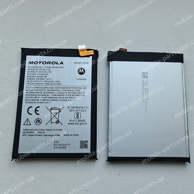 Оригінальна батарея PC60 6000 мАч для Motorola Moto G54 Power XT2343-6 Moto G24 Power XT2425