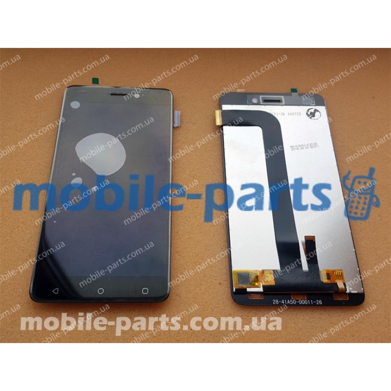 Дисплей (lcd) в сборе с сенсорным стеклом (тачскрином) для Nomi i5011 Evo M1 Black-Grey оригинал