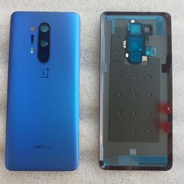 Задняя крышка в сборе со стеклом камеры для OnePlus 8 Pro Ultramarine Blue