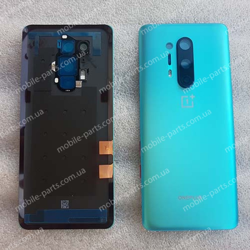 Задняя крышка в сборе со стеклом камеры для OnePlus 8 Pro Glacial Green