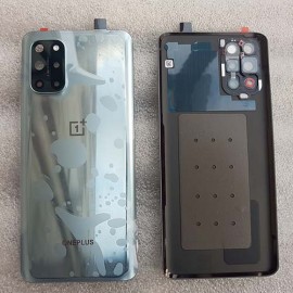 Задняя крышка в сборе со стеклом камеры OnePlus 8T Lunar Silver