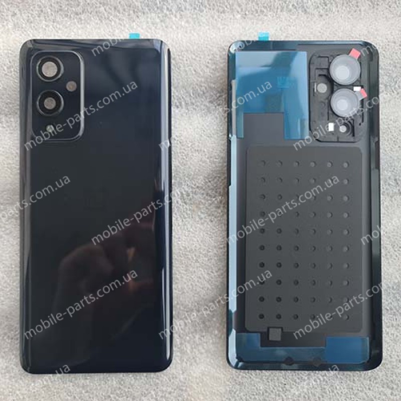Задняя крышка в сборе со стеклом камеры с олеофобным покрытием для OnePlus 9 LE2113 Astral Black 