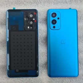 Задняя крышка в сборе со стеклом камеры с олеофобным покрытием для OnePlus 9 LE2113 Arctic Sky