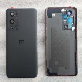 Задняя крышка в сборе со стеклом камеры и адгезивом для OnePlus 9 Pro LE2123 Stellar Black