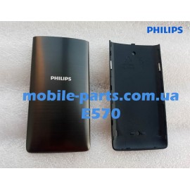 Задняя крышка для Philips Xenium E570 Dual Sim Black оригинал