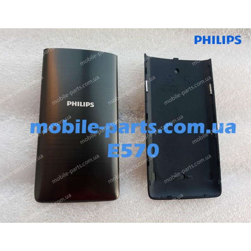 Задняя крышка для Philips Xenium E570 Dual Sim Black оригинал