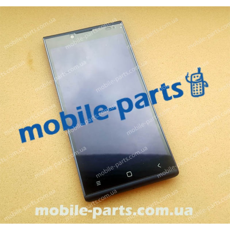 Дисплей в сборе с передней панелью и сенсором для Prestigio MultiPhone 5506 Grace Q5 Blue оригинал