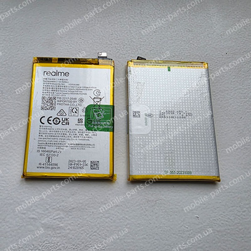 Оригінальна батарея BLP951 5000 мАч для Realme 10 Pro Plus RMX3686 Realme 11 4G RMX3636 (передпродажна розборка!)