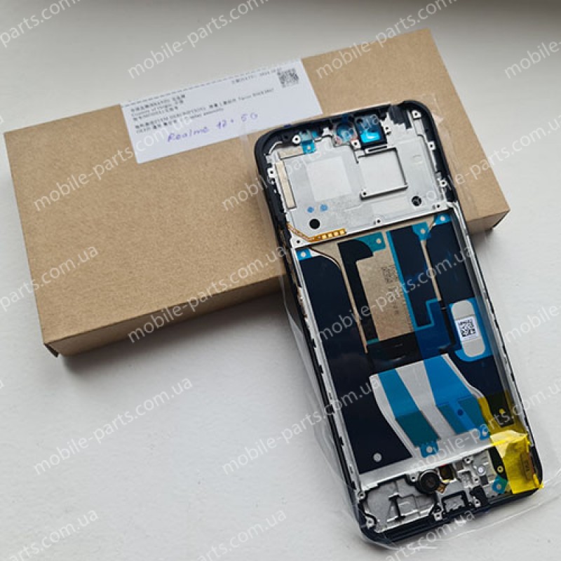 Дисплей Super AMOLED в зборі з сенсором і рамкою для Realme 12 Plus 5G RMX3867 оригінал (сервісний!)