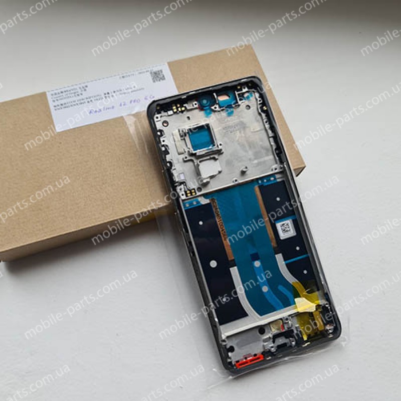 Дисплей Super AMOLED в зборі з сенсором і рамкою для Realme 12 Pro 5G RMX3842 оригінал (сервісний!)