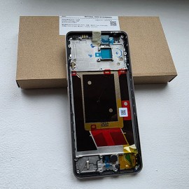 Дисплей Super AMOLED в зборі з сенсором, рамкою та боковими кнопками для Realme 13 Plus RMX5000 Victory Gold сервіс 100%