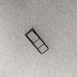 Лоток SIM карты и карты памяти для Realme 6 RMX2001 Blue оригинал