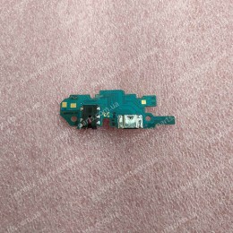 Плата с разъемом зарядки micro USB разъемом наушников и микрофоном для Samsung Galaxy A10 SM-A105 оригинал