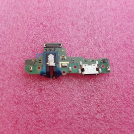 Плата с разъемом зарядки USB Type-C разъемом наушников и микрофоном для Samsung Galaxy A20s SM-A207 оригинал