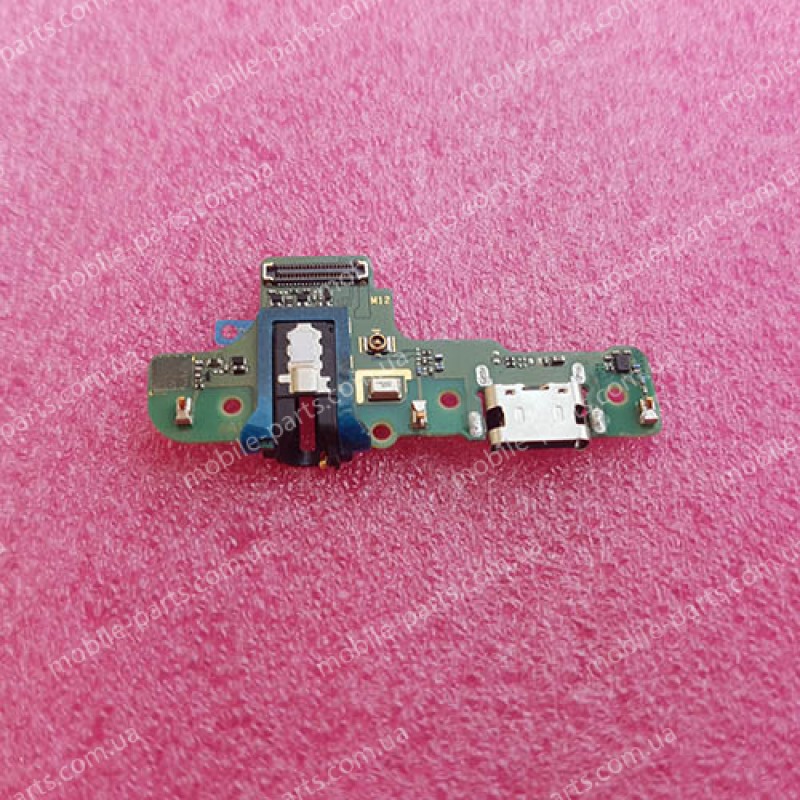 Плата с разъемом зарядки USB Type-C разъемом наушников и микрофоном для Samsung Galaxy A20s SM-A207 оригинал