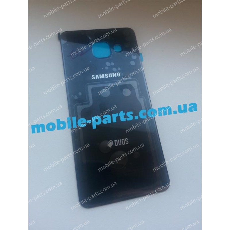 Задняя стеклянная крышка для Samsung A310 Galaxy A3 2016 Black оригинал