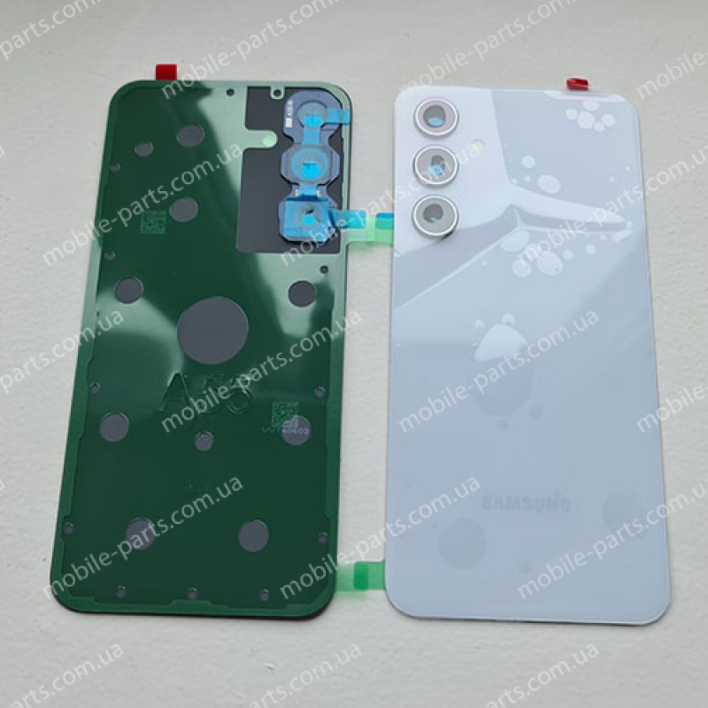 Задня скляна кришка в зборі з лінзами камер для Samsung SM-A356 Galaxy A35 Iceblue оригінал