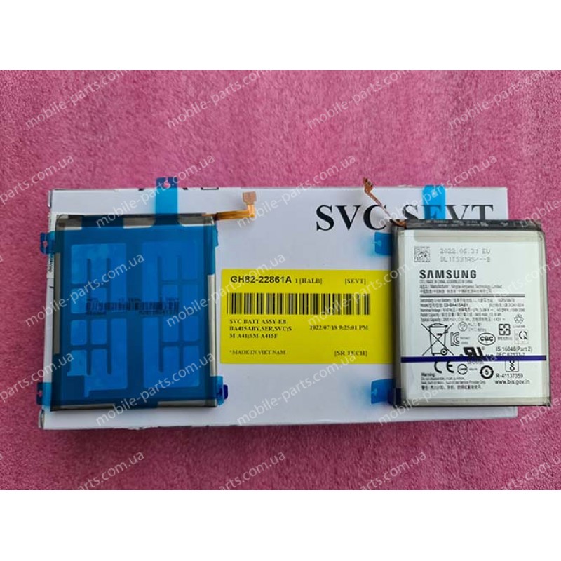 Оригинальный аккумулятор EB-BA415ABY 3500 мАч для Samsung SM-A415 Galaxy A41