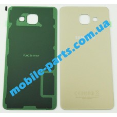 Задняя стеклянная крышка для Samsung A510 Galaxy A5 2016 Gold оригинал