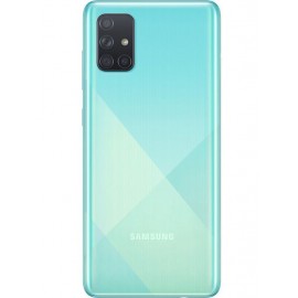 Задняя часть корпуса в сборе с линзами камер для Samsung SM-A715 Galaxy A71 Prism Crush Blue оригинал