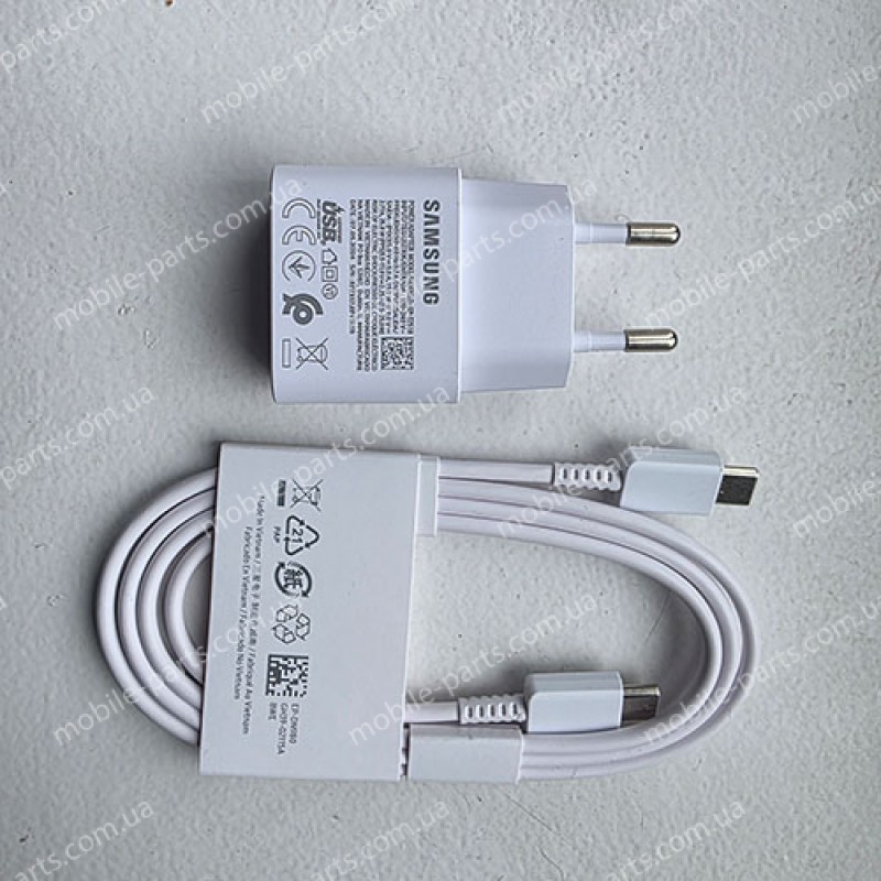 Зарядний пристрій Super fast charging EP-T2510 25W з кабелем Samsung SM-S721 Galaxy S24 FE