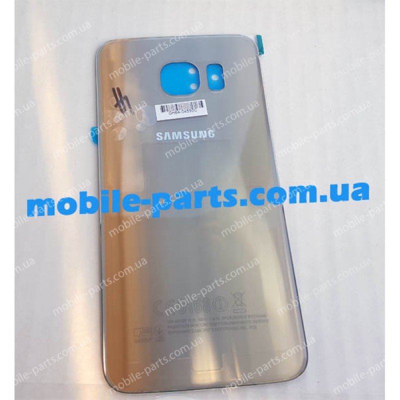 Задняя стеклянная крышка для Samsung Galaxy S6 G920 Gold оригинал