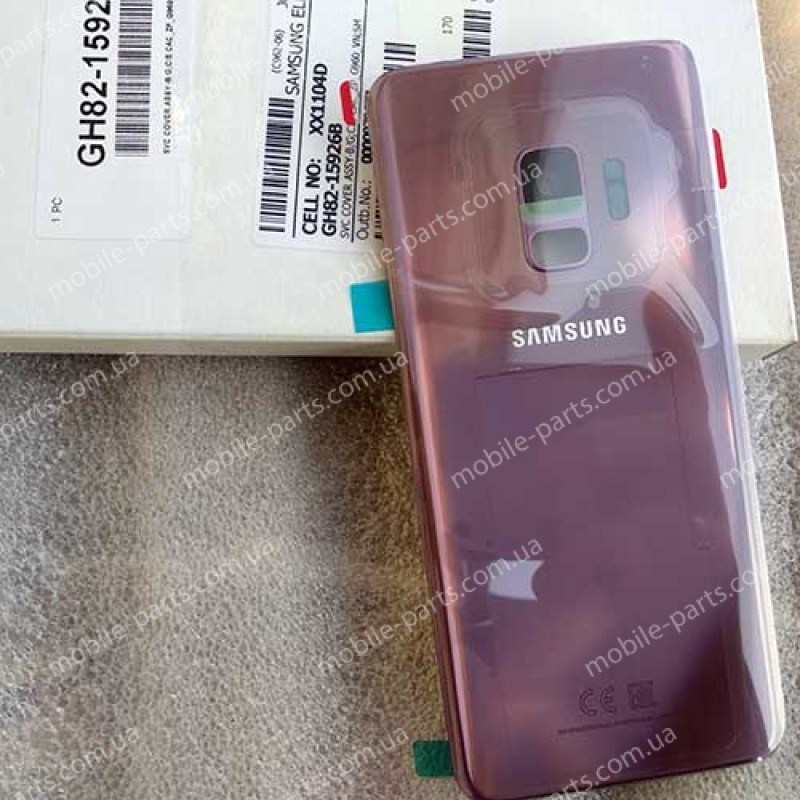 Задняя стеклянная крышка Gorilla Glass для Samsung Galaxy S9 SM-G960 Liliac Purple оригинал