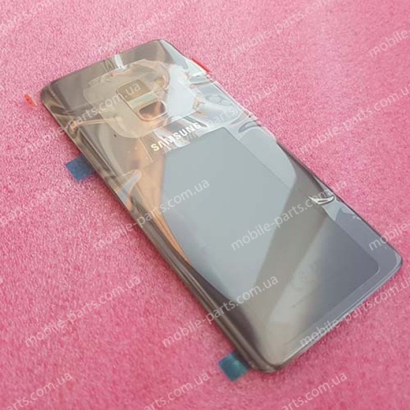 Задняя стеклянная крышка Gorilla Glass для Samsung Galaxy S9 SM-G960 Titanium Gray оригинал