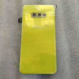 Задняя стеклянная крышка Gorilla Glass для Samsung SM-G970 Galaxy S10e Canary Yellow оригинал