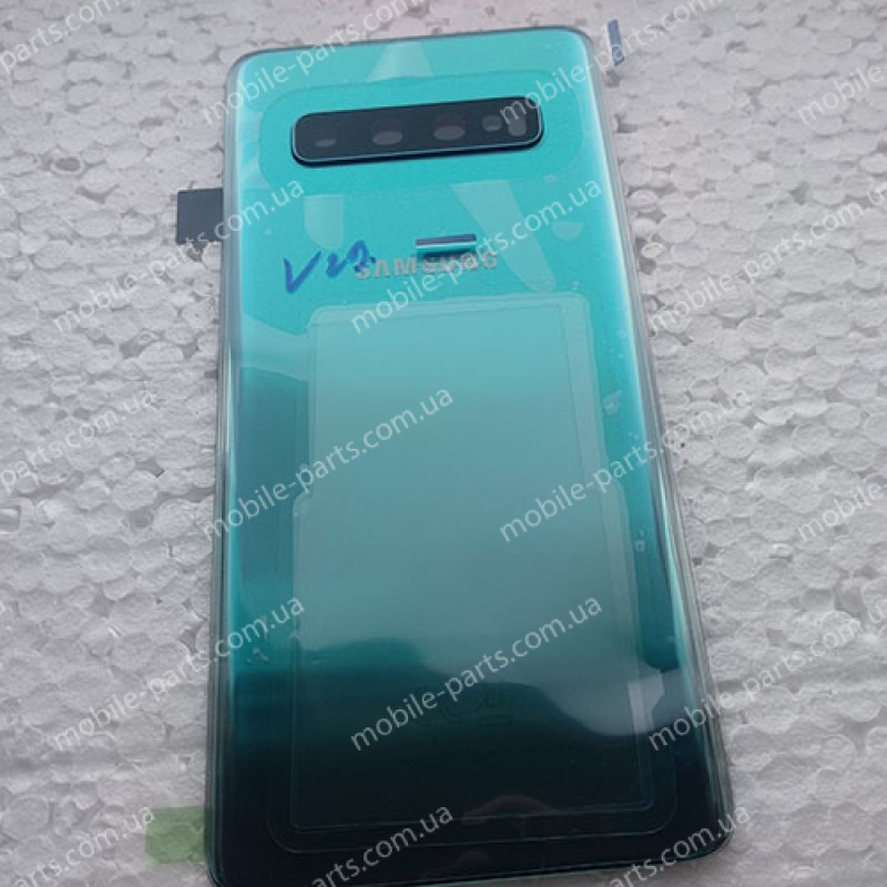 Задняя стеклянная крышка Gorilla Glass для Samsung SM-G973 Galaxy S10 Prism Green оригинал