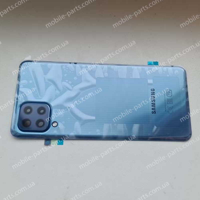 Задняя часть корпуса в сборе с линзами камеры для Samsung SM-M325 Galaxy M32 Blue оригинал