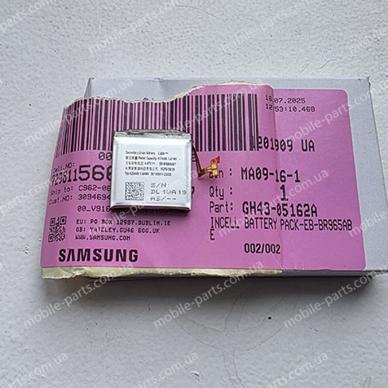 Оригінальний акумулятор EB-BR965ABY 417 мАг для смарт годинника Samsung SM-R965 R960 Galaxy Watch6 Classic 47mm