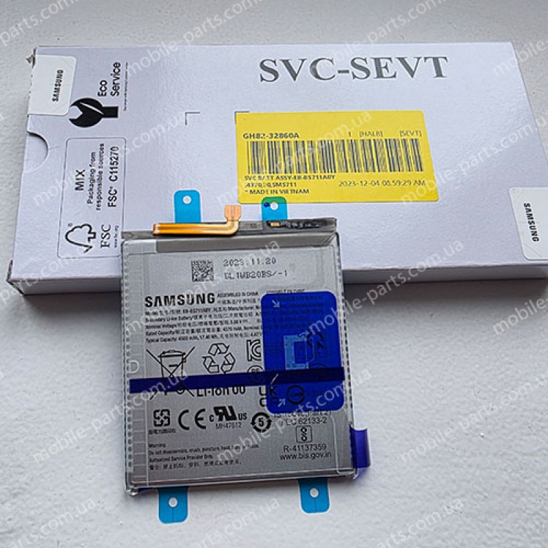 Оригінальний акумулятор EB-BS711ABY 4500 мАг для Samsung SM-S711 Galaxy S23 FE сервіс